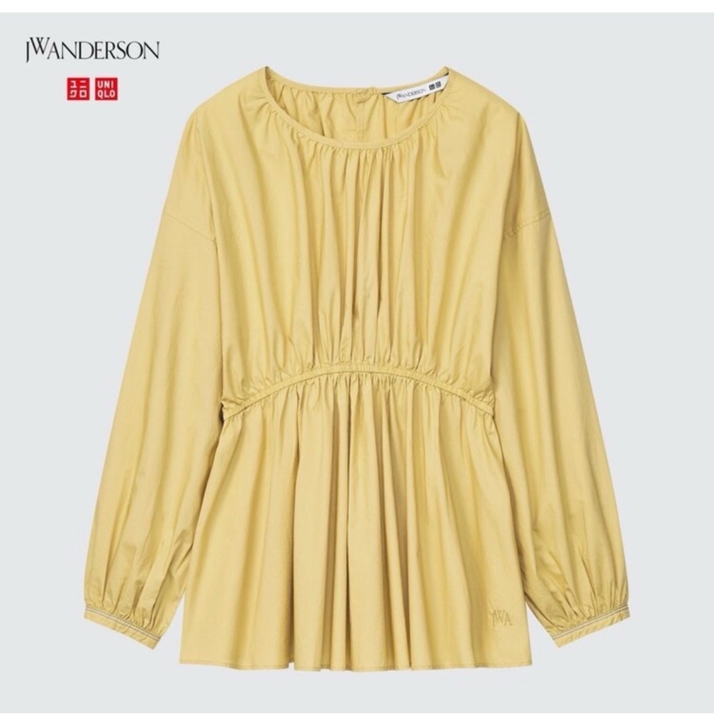 Jwanderson gather long sleeve blouse
